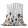 thumbnail image 6 of Poppies Floral Blanket Soft Cozy Warm Throw Blanket for Couch, Plush Fuzzy Flannel Fleece Blankets for Sofa, Spring Botanical Flowers Summer Bed Blankets Lightweight Gifts for Women, 30"x40", 6 of 9