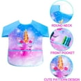 thumbnail image 7 of Fiodrimy Kids Art Smock Toddler Smock Waterproof Artist Painting Aprons Long Sleeve with 3 Pockets for Age 2-7 Years, 7 of 7