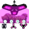 thumbnail image 1 of Lámpara de cultivo innovadora y plegable de espectro completo, alas ajustables con temperatura de color dual para una iluminación óptima, material de disipación de calor ABS de alta calidad, fácil, 1 of 8