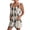Beige, variant on Floral Print Rompers for Women Sleeveless Casual Loose Fit Rompers Scoop Neck Adjustable Straps Summer Vacation One Piece Outfits with Pockets Light Blue XL