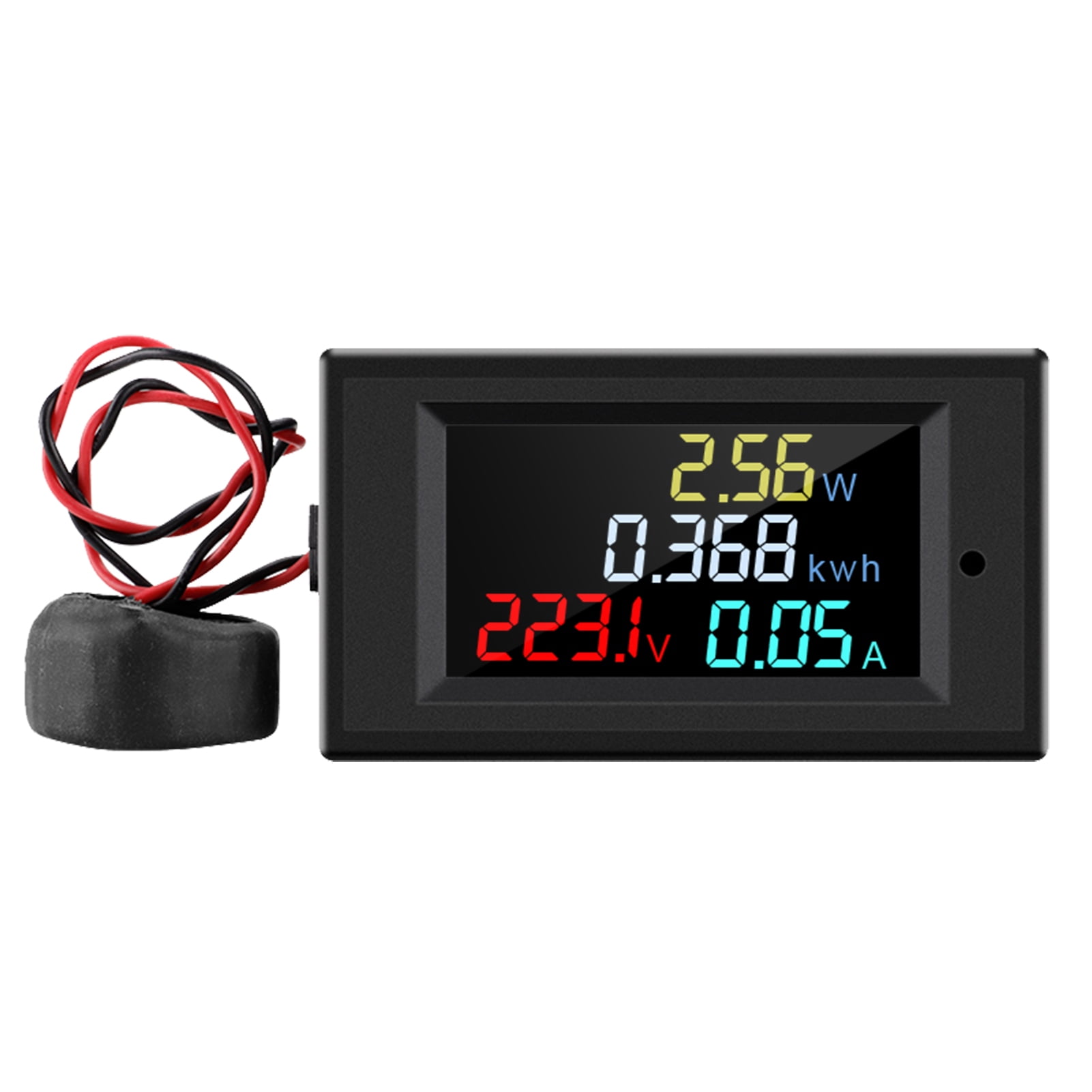 AC 80-300V 100A LCD Digital Voltmeter Ammeter Volt Amp Power KWh Panel Meter 