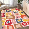 thumbnail image 4 of 6'x9' washable carpet area carpet for living room abstract area rug non slip area rug office area rug for rolling chair, 4 of 10
