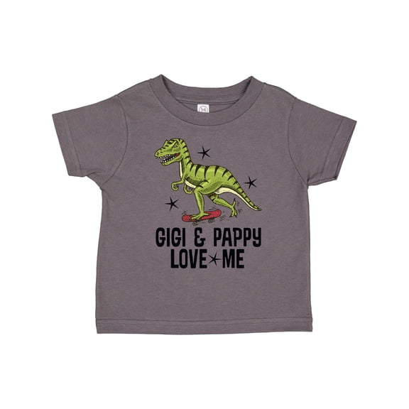Inktastic Gigi and Pappy Love Me Grandson Boys Toddler T-Shirt