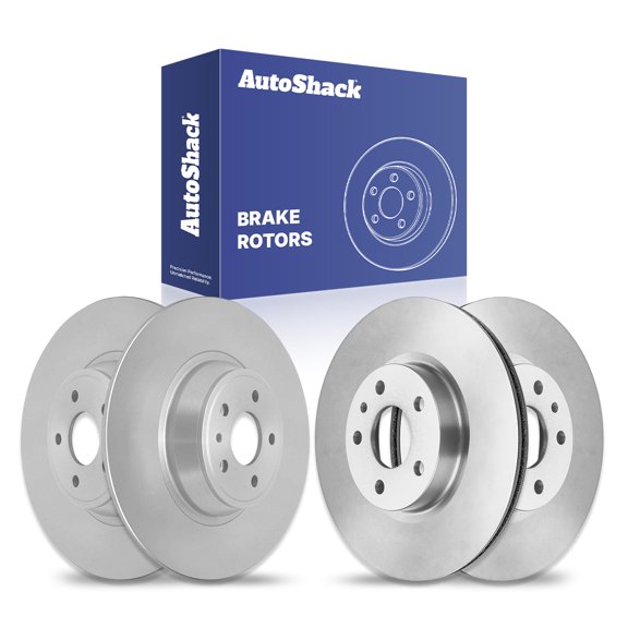 AutoShack Front & Rear Brake Rotors for Ford & Lincoln, Fusion 2013-2020 MKZ 2013-2016, FWD AWD L4 2.0L V6 3.7L