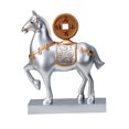 thumbnail image 2 of Estatuilla creativa de estatua de caballo, adorno de caballo de resina, escultura de Animal, arte decorativo, artesanía para sala de estar, decoración Estilo Argenta B Macarena estatuilla de caballo, 2 of 8