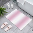 thumbnail image 4 of White Pink Indoor Door Mat 18x30 Inch Gradient Modern Ombre Art Front Door Mat Non Slip Washable Entryway Rug Low Profile Dirt Trapper Doormat for Bathroom Kitchen Bedroom, 4 of 9