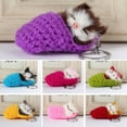 thumbnail image 1 of Llavero de peluche suave y mono - Colgante de bolso de personaje animal para llaves, cartera, bolso accesorio - Una pieza de colores variados, 1 of 2