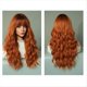 thumbnail image 5 of Calabaza Naranja Cabeza TeñIda 64 cm Peluca Mujer Cabello y Rizado Grande Cabello Rizado Cabeza Entera Conjunto Completo Peluca Natural, 5 of 5