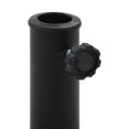 thumbnail image 3 of Base semicircular para sombrilla VidaXL, poliresina negra, 9,07 kg, 3 of 7