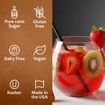 thumbnail image 4 of Syruvia Kiwi Strawberry Pure Cane Syrup 25.4 fl Oz With Pump, 4 of 6