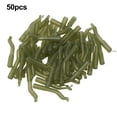 thumbnail image 3 of Fishing Terminal End Tackle Hair For CHOD Rig Hook Line Aligner Anti Tangle Sleeves Green 50pcs, 3 of 10