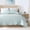 Aqua Blue-Full/Queen, variant on Quilt Size Aqua Blue Lightweight For Summer Ultra-softfiber Modern Style Quilted Clouds Pattern Bedspread Quit Set 2 Pieces (1 And 1ow Sham)