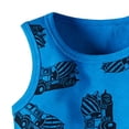 thumbnail image 5 of Vornjynx Boys Cotton Tank Tops 3-Pack, Soft Casual Sleevless Graphic Kids Summer Fashion Undershirts Blue Size 8, 5 of 8
