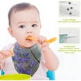 thumbnail image 4 of 3 PCS Spring Flowers Music Key Baby Muslin Washcloths, Rustic Wood Soft Absorbent Face Towel Burp Cloths Cotton Bath Wipes Infant Wash Cloth for Newborn Boys Girls, 4 of 7