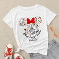 thumbnail image 1 of Disney Minnie Mouse Princesses Women's T-shirt 2023 Fashion Sweet Style Cute Girl Clothes Summer Casual Vacation Female T ShirtKids-3T(1pc) Gao Jinjia LED, 1 of 2