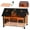 Brown, variant on Aivituvin Dog House with Insulated Liner Anti-Chewing Metal Frame Design