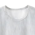 thumbnail image 6 of SGFCWSX Girls Clothing Sets Ribbed Knit Short Sleeve Long Pants 2 Piece Casual Outfit for Teens Gray Size 13-14 Years, 6 of 6