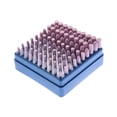 thumbnail image 1 of 100pcs 3mm Abrasive Mandrel Mounted Grinding Polishing Tool (Pink), 1 of 7