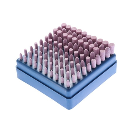 

100pcs 3mm Abrasive Mandrel Mounted Grinding Polishing Tool (Pink)