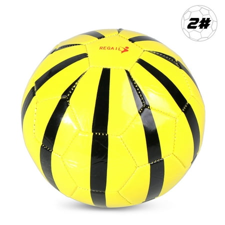 Size 2 Kids Soccer Ball Inflatable Soccer Training Ball Gift for Children (Best Soccer Ball For The Money)