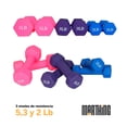 thumbnail image 3 of Kit Mancuernas Dobles de Vinil 2/3/5lb Con Soporte Rack Gym Marthing Pesas y Base Soporte Almacenamiento Diseño Estable Compactas Resistentes y Funcionales para Entrenamiento en Casa y Gimnasio, 3 of 8
