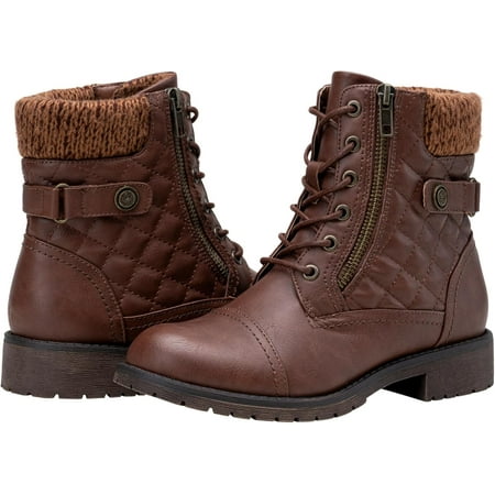 

Omagie Women s Fashion Ankle Booties Combat Ankle Boots