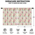 thumbnail image 2 of Blackout Kids Curtains,Pioneer Flower Floral Print Pattern Childrens Insulated Curtains Set Of 2,Bedroom Essentials,Toddler Room Decor 52"x63", 2 of 5