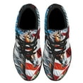 thumbnail image 2 of Patriot Horse American flag Shoes Sneakers Black Size 3.5, 2 of 7