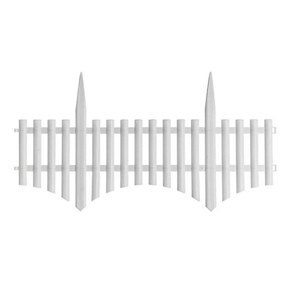 Decorative Garden Fence Barrier Border for Dog Landscape Edging with Dig Stakes for Yard Flower Beds