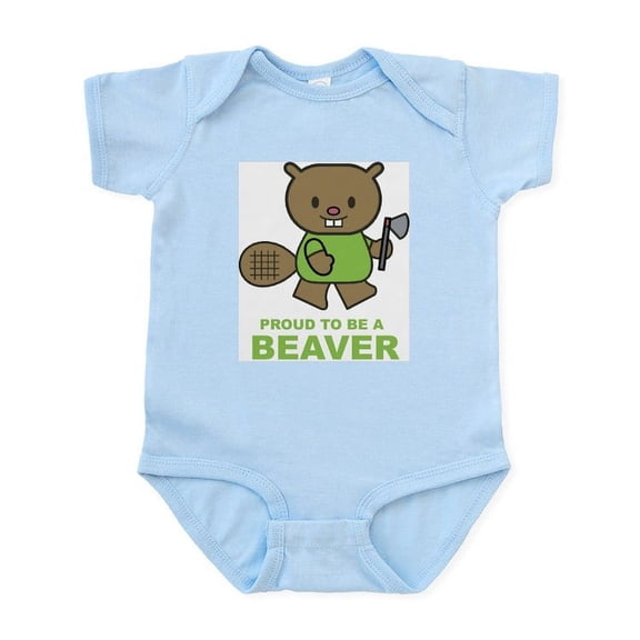 CafePress - Proud To Be A Beaver Infant Creeper - Baby Light Bodysuit, Size Newborn - 24 Months