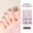 A1, variant on YTTAL Rainbow Glitter Toe Nail Stickers - Buy 2 Get 1 Free, Long Lasting Water Resistant Gradient Nail Wraps for Summer Beach Pedicure, Easy Apply Full Cover Nail Decals for Women