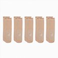 thumbnail image 4 of Cdudpw 5 Pairs Sheer Socks Women Nylon Socks, Thin Ankle Socks for Women, Dress Socks, Panty Hose Socks(Beige,One Size), 4 of 4