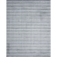thumbnail image 3 of Shag 5x8 Area Rug Thick (5'3'' x 7'3'') Stripe Cream, Dark Gray Living Room Easy to Clean, 3 of 9