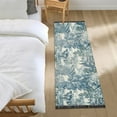 thumbnail image 3 of Yayeee Runner Rug for Bedroom 2'x6' Machine Washable Hallway Non Slip Mat, Green Flourishing Garden, 3 of 8