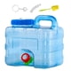 thumbnail image 3 of Contenedor de agua Cubo de agua para exteriores con grifo Recipiente para beber antifugas Tanque de agua Jarra de agua para conducir RV Picnic 75 l sin grifo de repuesto, 3 of 8