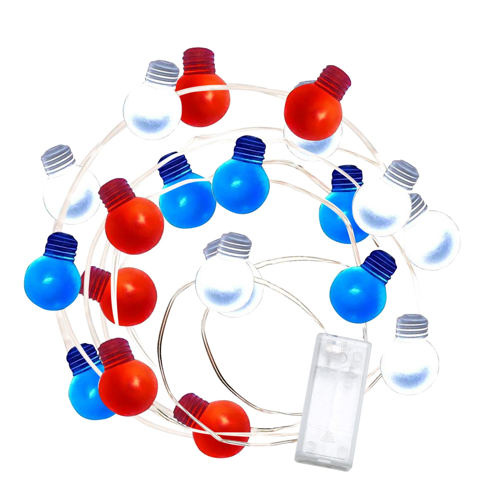 Home Decor USA String Lights July 4th Independence Day Decorative LED