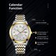 thumbnail image 4 of Relojes Clásicos para Hombres Reloj de Pulsera Impermeable de Acero Inoxidable Relojes Luminosos de Cuarzo para Hombres Relojes de Pulsera de Vestir de Lujo Casuales de Moda ANGGREK Otros, 4 of 8