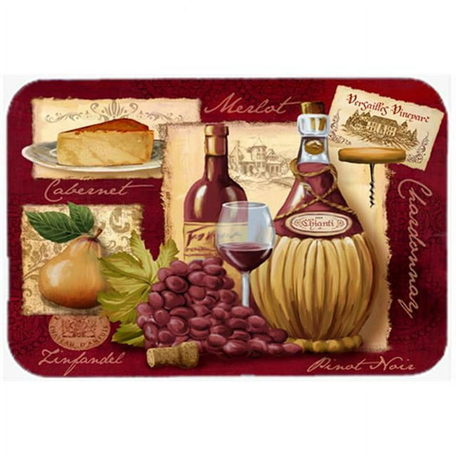 Carolines Treasures PTW2046LCB Wine And Cheese Glass Cutting Board- Large