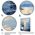 thumbnail image 3 of Designart "Reflecting on Sailing Boats V" Coastal Boat Floater Framed Canvas Art Print, 3 of 7