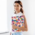 thumbnail image 6 of FORMRS 3 Ring Binder with Pockets 1.5" D-Rings Clip Board 200 Sheets Capacity, White Colorful Circles, 6 of 8