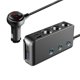 thumbnail image 2 of 12-24V cigarette lighter dispenser Qc3.0+3-port USB car charger with switch LED display Voltag, suitable for all mobile phones and computers, 2 of 4
