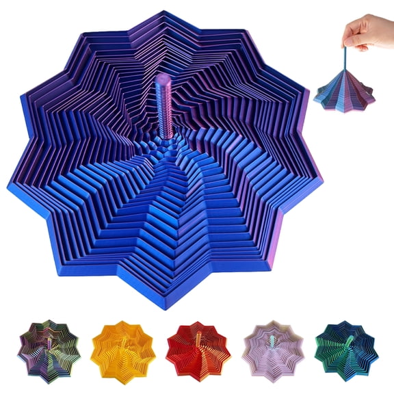 CYFW Sensory Fidget Star,3D Printed Fidgets,Tactile Sensory Fidget Toys for Anxiety Relief