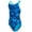 Blue, variant on Sonic Bloom Thin Strap One Piece Swimsuit, High Cut, Unpadded, Athletic (Women’s)