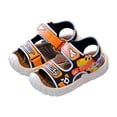 thumbnail image 3 of Karoyedx Sandals for Teen Boys Kids Boys Summer Sports Sandals Hiking Beach Outdoor Open toe Sports Sandals for Kids Orange Size,13.5, 3 of 8
