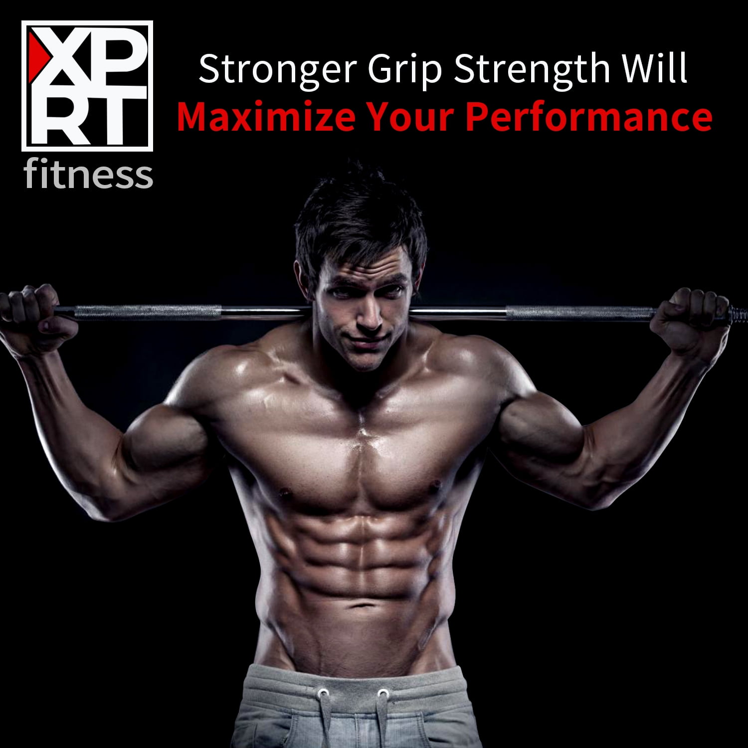 XPRT Fitness Power Gripper Set - Pro Hand Grip Strengthener Set of 3, Wrist and Forearm Exerciser, Build Crushing Grip strength and Mobility 100/150/200 lbs Set