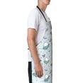 thumbnail image 2 of Goofa Spaceship Printed Waterproof Apron 33" Chef Aprons for Men Heavy Duty Chemical Work Apron Adjustable Bib Apron, 2 of 9