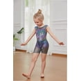 thumbnail image 4 of Gymnastics Leotards for Girls with Shorts Fine Butterfly Flicker Luminescence Biketards Dance Tumbling Outfits 2-8 Years Old, 4 of 6