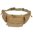 thumbnail image 2 of Bolsa de almacenamiento de cintura militar, Material de tela Oxford 800D, bolsa impermeable para actividades al aire libre, color caqui, 2 of 10