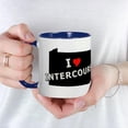 thumbnail image 5 of CafePress - I Heart Intercourse Amish PA Mug - 11 oz Ceramic Mug - Novelty Coffee Tea Cup, 5 of 6