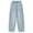 Blue, variant on YDFCWXW Girl's Baggy Barrel Jeans Wide Leg Denim Retro Washed Straight Leg Jeans Casual Y2k Streetwear Pants Trouser (Dark Blue, 12-13 Years)